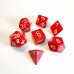 Набор костей D&D Chessex CSX25404 (Opaque Red/White Polyhedral 7-Die Set)