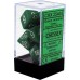 Набір кубиків D&D Chessex CSX25405 (Opaque Green/White Polyhedral 7-Die Set)