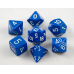 Набір кубів D&D Chessex CSX25406 (Opaque Blue/White Polyhedral 7-Die Set)