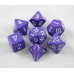 Набір кубів D&D Chessex CSX25407 (Opaque Purple/White Polyhedral 7-Die Set)