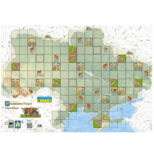 Карта Украины к Carcassone