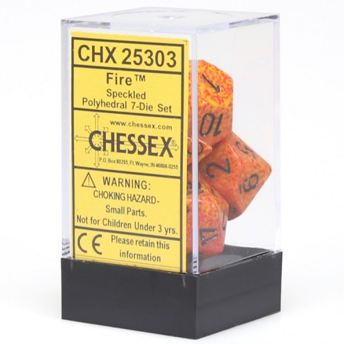 Набор костей D&D Chessex CSX25303 (Speckled Fire Polyhedral 7-Die Set)