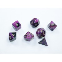 Набір кубів D&D Chessex CSX20640 (Gemini Black-Purple/Gold Mini Polyhedral 7-Die Set)