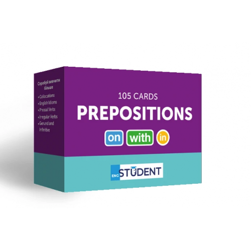 English Student English Prepositions (105 cards)