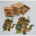 Пазл деревянный фигурный PuzzleOK 'Трицератопс' А4 74 деталей
