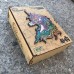 Пазл деревянный фигурный PuzzleOK 'Радужный Единорог' А3 124 деталей