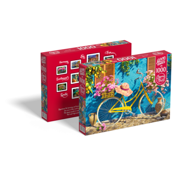 Пазл CherryPazzi 1000:  Жовтий велосипед
