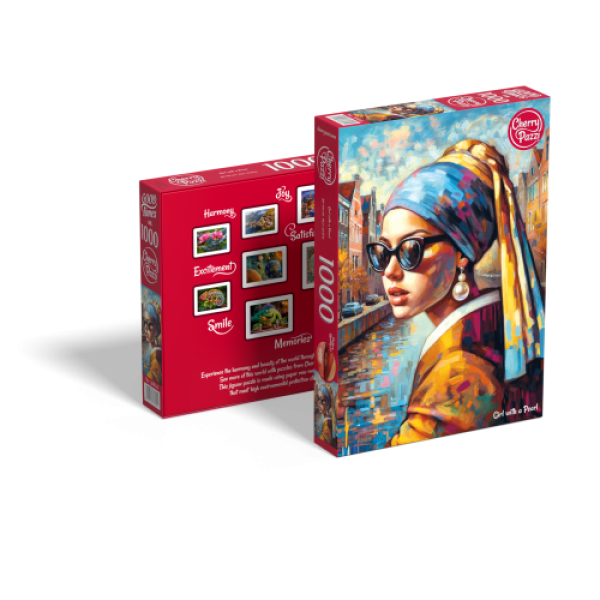 Пазл CherryPazzi 1000: Дівчина з перлиною